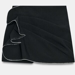 Zara Sparkly Draped Skort | Extra Small | NWT Glam